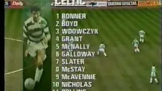 Dundee United v Celtic, 27th March 1993