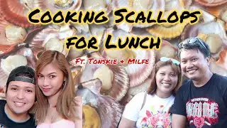 Cooking Fresh Scallops from Bantayan Island