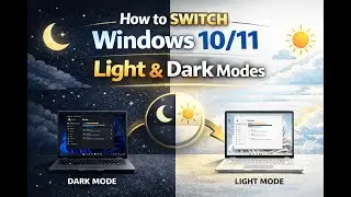 🌓 How to Switch Between Dark Mode & Light Mode on Windows 10 / 11| AquaTechFantasy