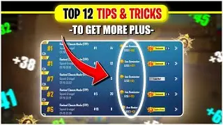🔥 Top 12 Tips To Get More Plus in BGMI  & PUBG Mobile | How to Get More Plus Points in BGMI?