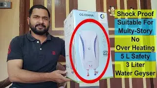 Crompton Greaves 3-Litre (3000 W) Instant Water Geyser Unboxing & Review || Installation || 2024