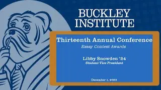 13th Annual Conference: Essay Contest Awards