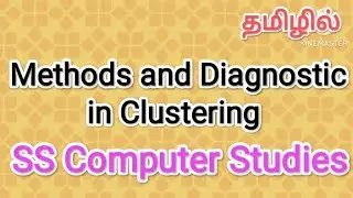 Methods and Diagnostic in clustering,#sscomputetstudies,#datascience,#machinelearning,#datamining