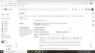How to create and use an auto-response email in gmail (vacation responder)
