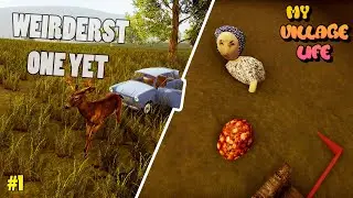 Maniac With a Chainsaw - Glitchy Adventure With Grandma | My Village Life