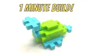 Plus-Plus Creation: 1 Minute Tortoise 