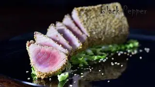 Sesame Tuna Steak Tataki | Black Pepper Chef