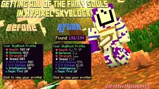 Getting ALL 190 fairy souls in Hypixel Skybock!