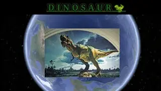Dinosaur on google earth and google map.