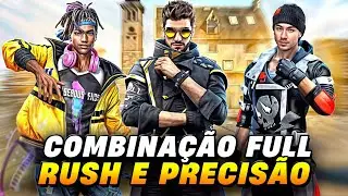 OS MELHORES PERSONAGENS PARA JOGAR FULL RUSH E PRECISÃO NO FREE FIRE EM 2024 !