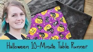 Happy Halloween!  Making a 10 Minute Table Runner