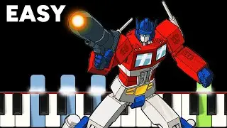 Transformers Opening Theme (Season 3, 1986) – Early Intermediate Level 3 Piano Tutorial