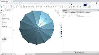 Quick surfacing tips for a parametric umbrella