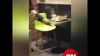 Возгорание Galaxy Note у посетителя Burger King