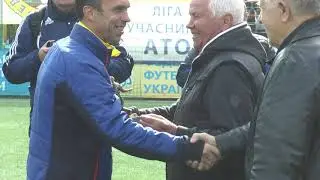 Чемпіонат України з футболу серед ветеранів 45+. Церемонія нагородження.