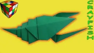 Origami Cancer. How to make a cancer of the paper with your hands. Origami.