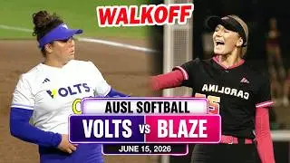 Texas Volts vs Carolina Blaze Full Game, Jun 15 26 | Athletes Unlimited Softball League (AUSL) 2026