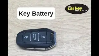 2016 Citroen Picasso change key battery HOW TO