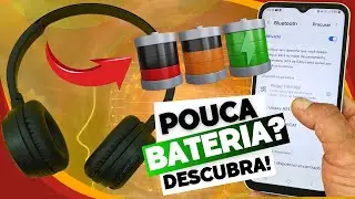 Como Descobrir a Quantidade de BATERIA RESTANTE no HEADPHONE Bluetooth PHILIPS SÉRIE 1000 (TAH1108)
