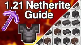 NEW Ultimate Minecraft 1.21 Netherite Mining Guide | Best Way to Get Netherite 1.21 | Ancient Debris