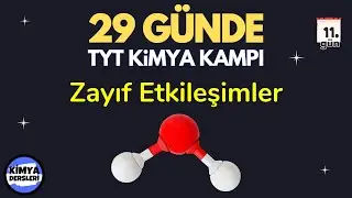 Zayıf Etkileşimler | 29 Günde TYT Kimya Kampı | 11.Gün | 9.Sınıf Kimya | TYT 2024