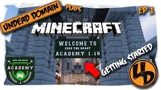 Minecraft | FTB Academy 1.16 | Getting Started | Ep 1