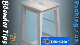Packing All your textures in One blender files (Blender2.8 Unpacking textures)