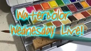 !!NOT SUITABLE FOR CHILDREN!! Watercolor Wednesday Live! ***Warning!!!***Nude Figure