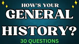 Can You Answer These 40 History Questions? World History Quiz Trivia | 