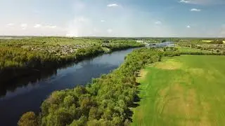 85 километров вниз по течению реки Западная Двина