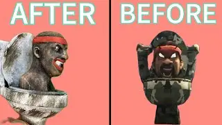 I Made Camouflage Skibidi Toilet How to make toys