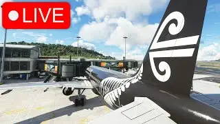 LIVE: Fenix a320: NZWN-NZDN - Group Flying | Microsoft Flight Simulator