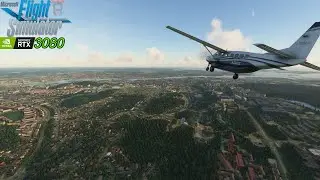 Flight Simulator 2020 FPS Test RTX 3080 & 2700 X  Atatürk Havaalanından Hazerfen'a indirdim. ✈🤩
