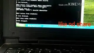 How to delete a table in Run SQL command line 🤗
