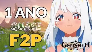 What I achieved in 1 year being almost F2P in Genshin Impact
