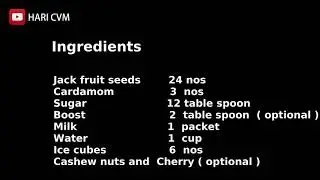 ചക്കക്കുരു ഷേയ്ക്ക്......jack fruit seeds shake.... viral shake .....