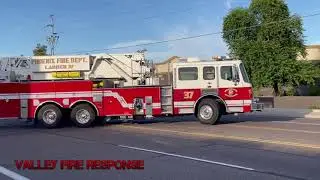 Ladder 37 Responding and Returning [Phoenix Fire Department]