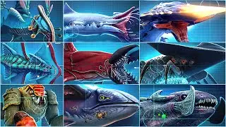 ALL LEVIATHAN and ALL CREATURE IN SUBNAUTICA BELOW ZERO