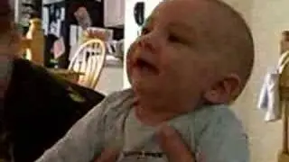 Baby Anthony laughing