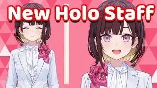 New Staff Michiru just Debut but Her Giggle is TOO ADORABLE!!! (Hololive)
