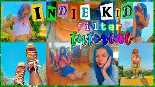Indie filter✨Трендовая обработка фоток из Instagram и Pinterest | Насыщенность|неон|90s|эстетика|VHS