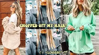 I CHOPPED MY HAIR OFF ☆ Long to Short Hair Transformation Vlog!
