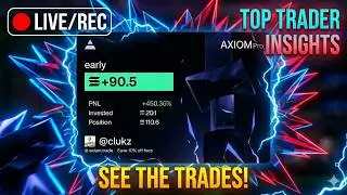 +393 SOL PnL: Trading session with a pro memecoin trader