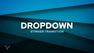 Dropdown Stinger Transition — After Effects Template
