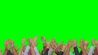 Crowd Hands Green Screen | Free 4K Video No Copyright | KHAN GFX