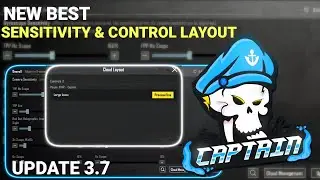 STAR•CAPTAIN UPDATE 3.7 Sensitivity Settings PUBG MOBILE No Recoil Settings | PUBG MOBILE