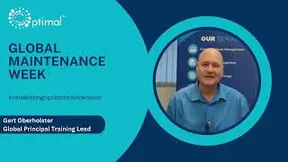 Global Maintenance Week - Gert Oberholster