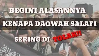 Gini alasannya kenapa dakwah salafi sering ditolak