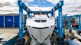 The Sunseeker 100 Yacht Launch