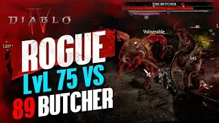 75 Rogue VS 89 Butcher Gameplay | Nightmare Dungeon Tier 35 Gameplay | Diablo IV